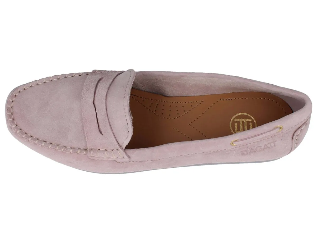 BAGATT Damen Loafers rosa Lederimitat