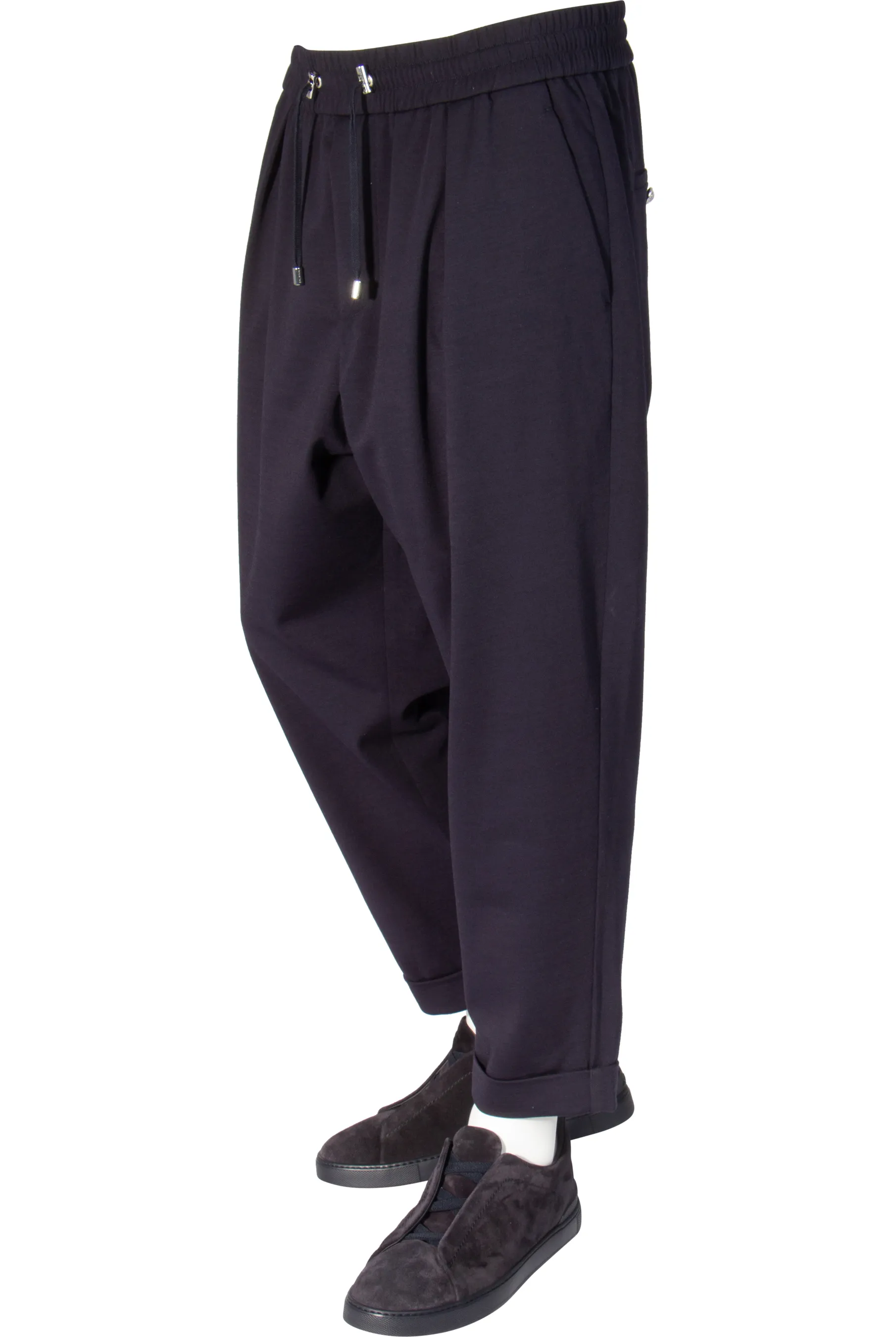 BALMAIN Virgin Wool-Cashmere Blend Pants  