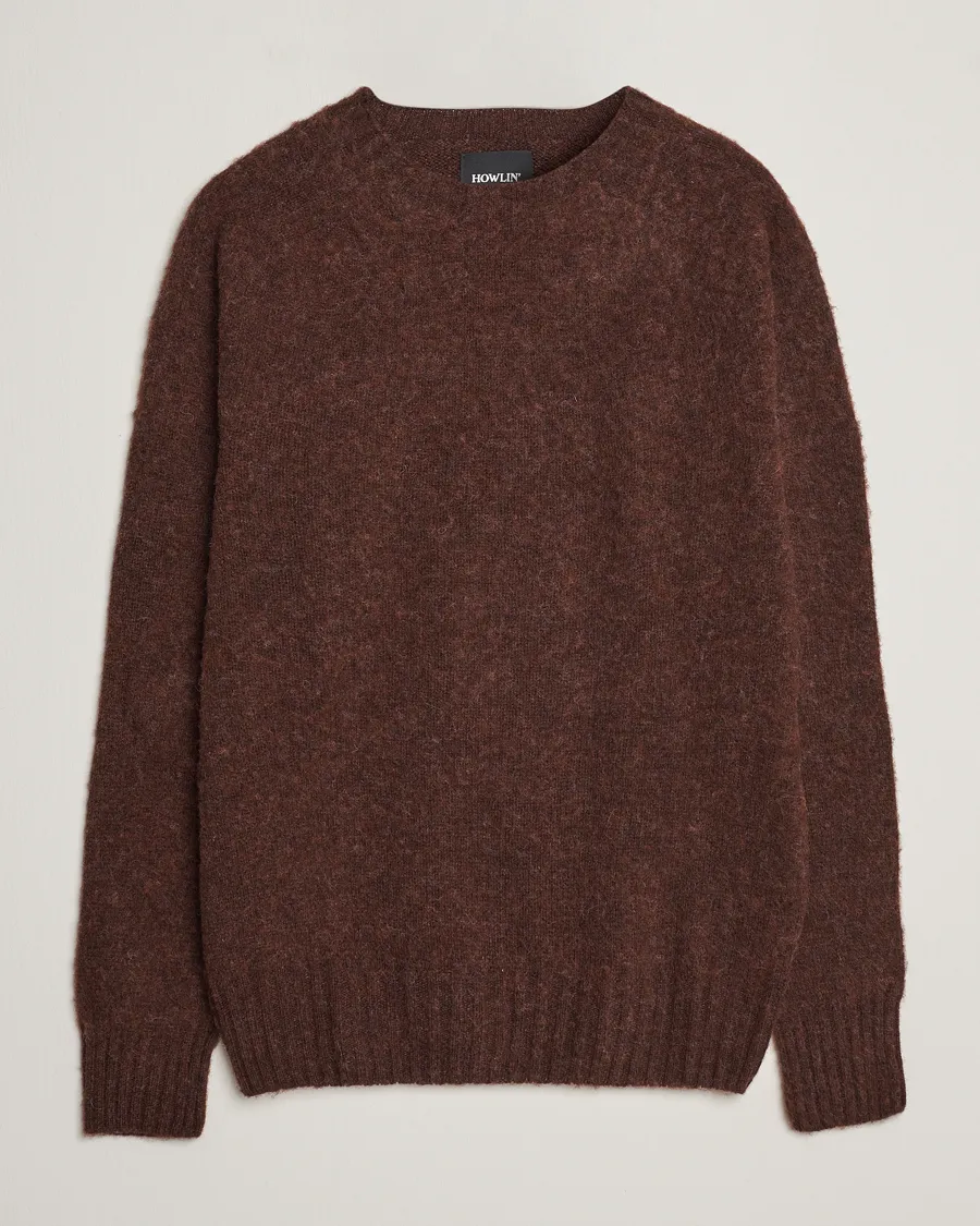 Brushed Wool Sweater Brownish