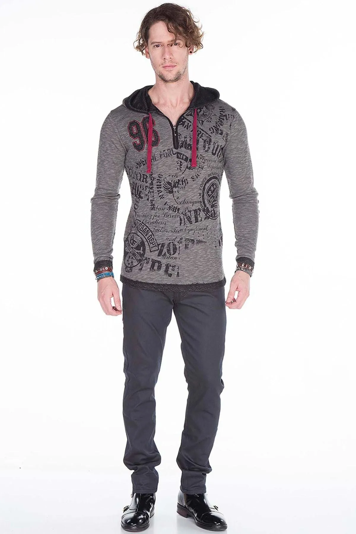 CD398 Herren bequeme Jeans im modernen Look