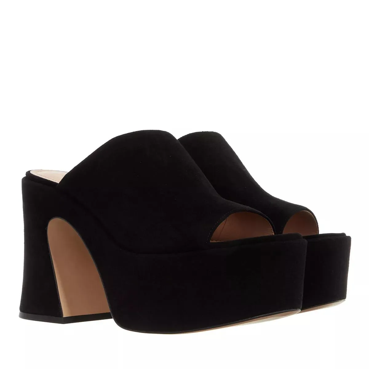  Coach  Bobi Suede Platform Sandal Black  Sandale 