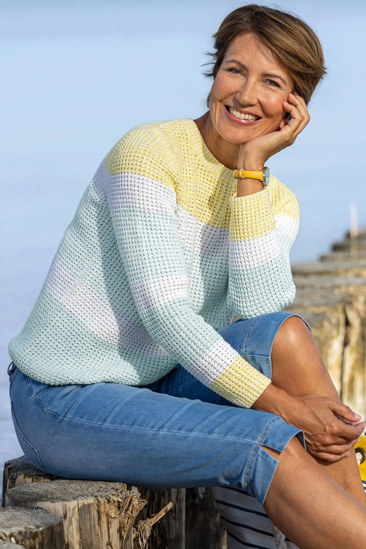 Colourblocking-Pullover