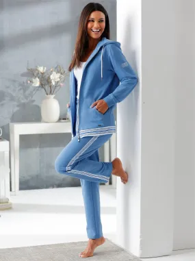 feel good Jacke in mittelblau