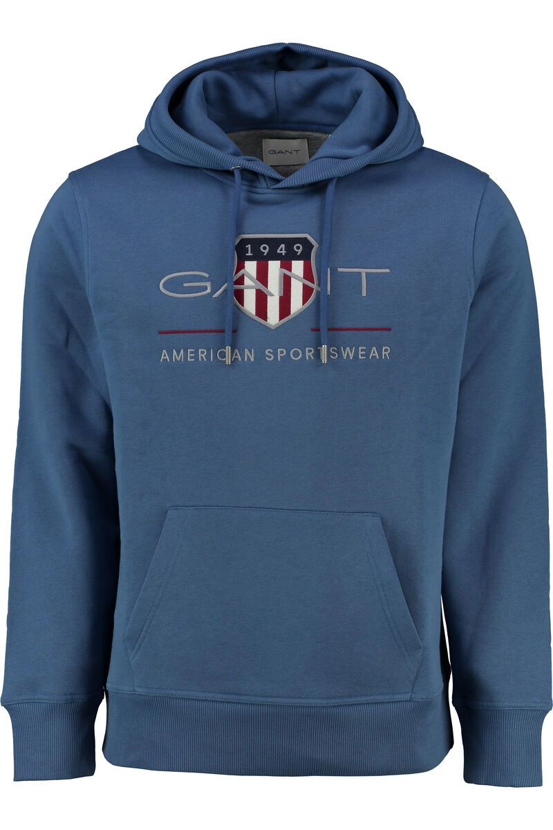GANT Shield Hoodie blau