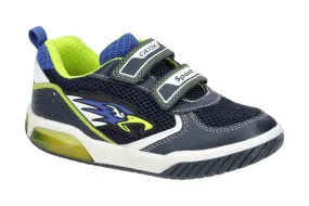 Geox Inek Schuhe blau gelb Blinker Kinderschuhe