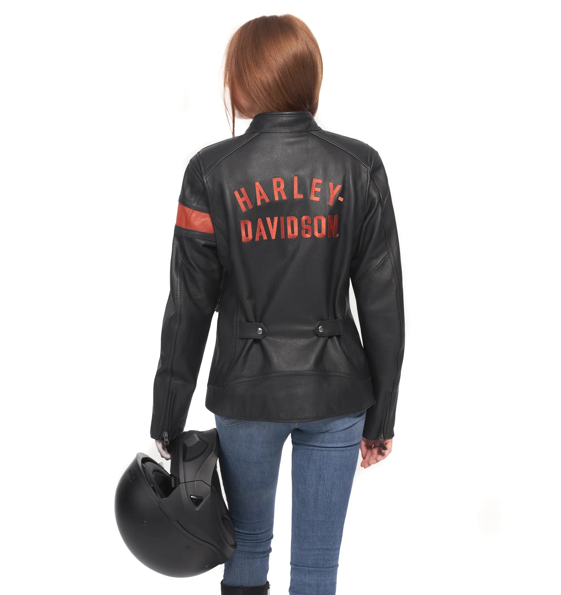 Harley-Davidson Damen Lederjacke Hwy-100 Waterproof