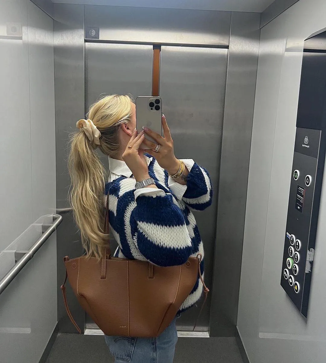 Heidi-Mode | Gestreifter Pullover Mit Lockerer Passform