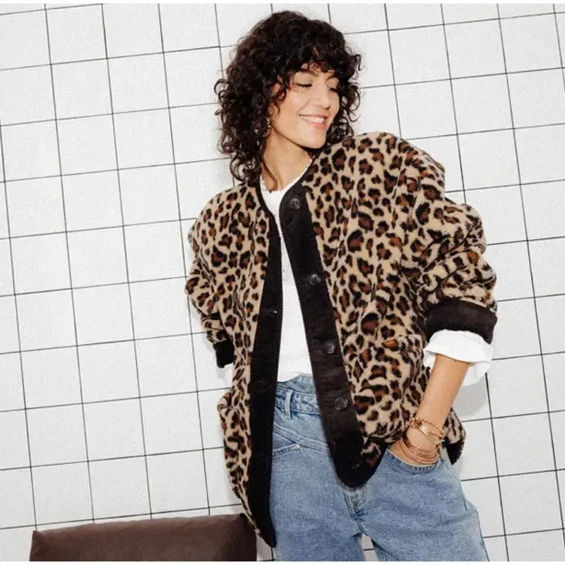 Heidi-Mode | Wilde und elegante Leopardenjacke