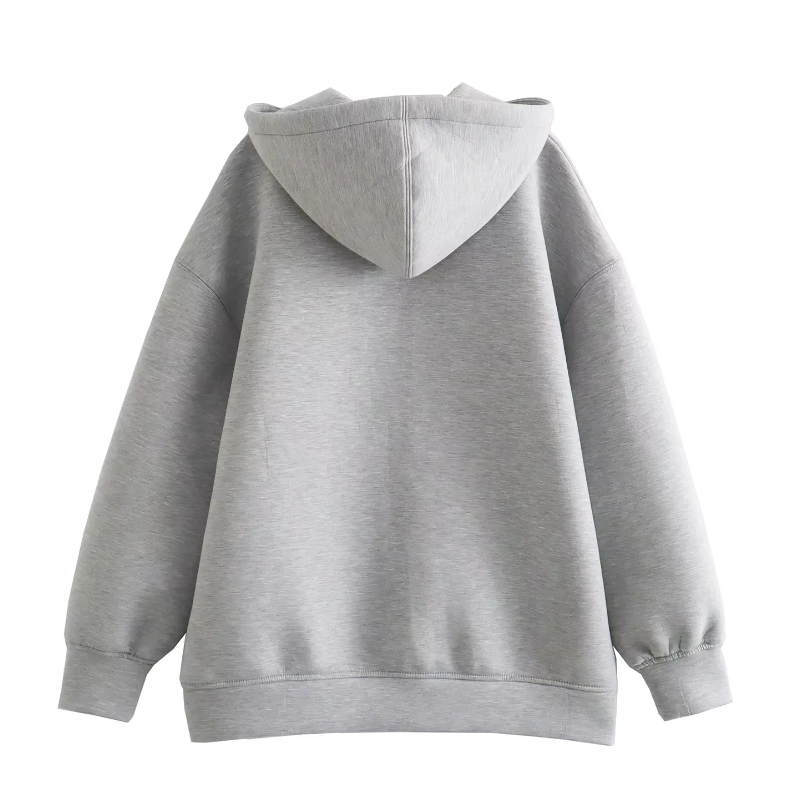 Heidi-Mode | Übergröße Jacke Mit Kapuze Und Reißverschluss