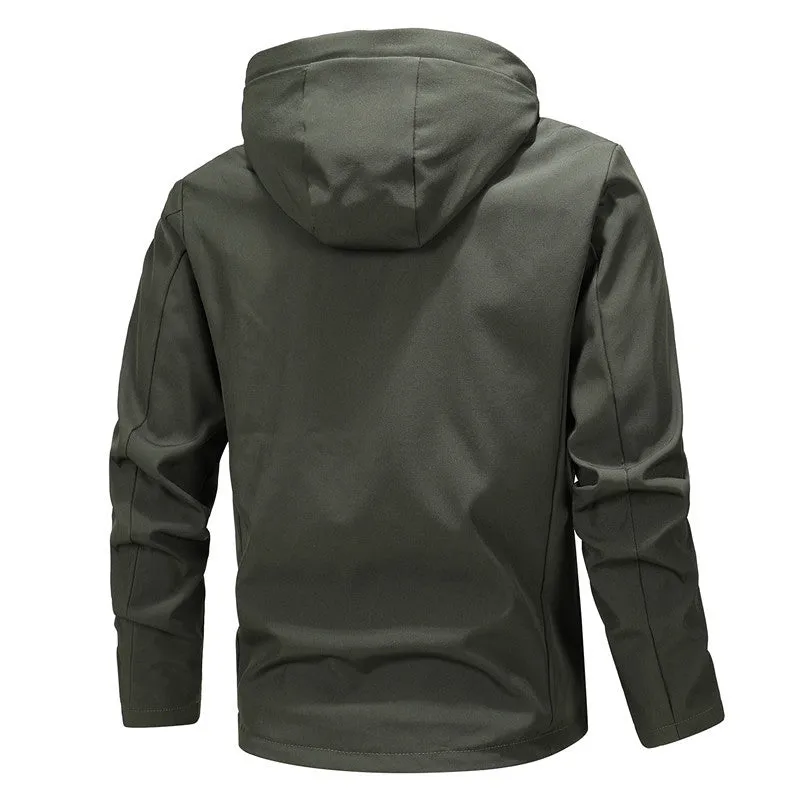 Heidi-Mode - Casual Herbst Wetterfest Softshell Jacke für Männer