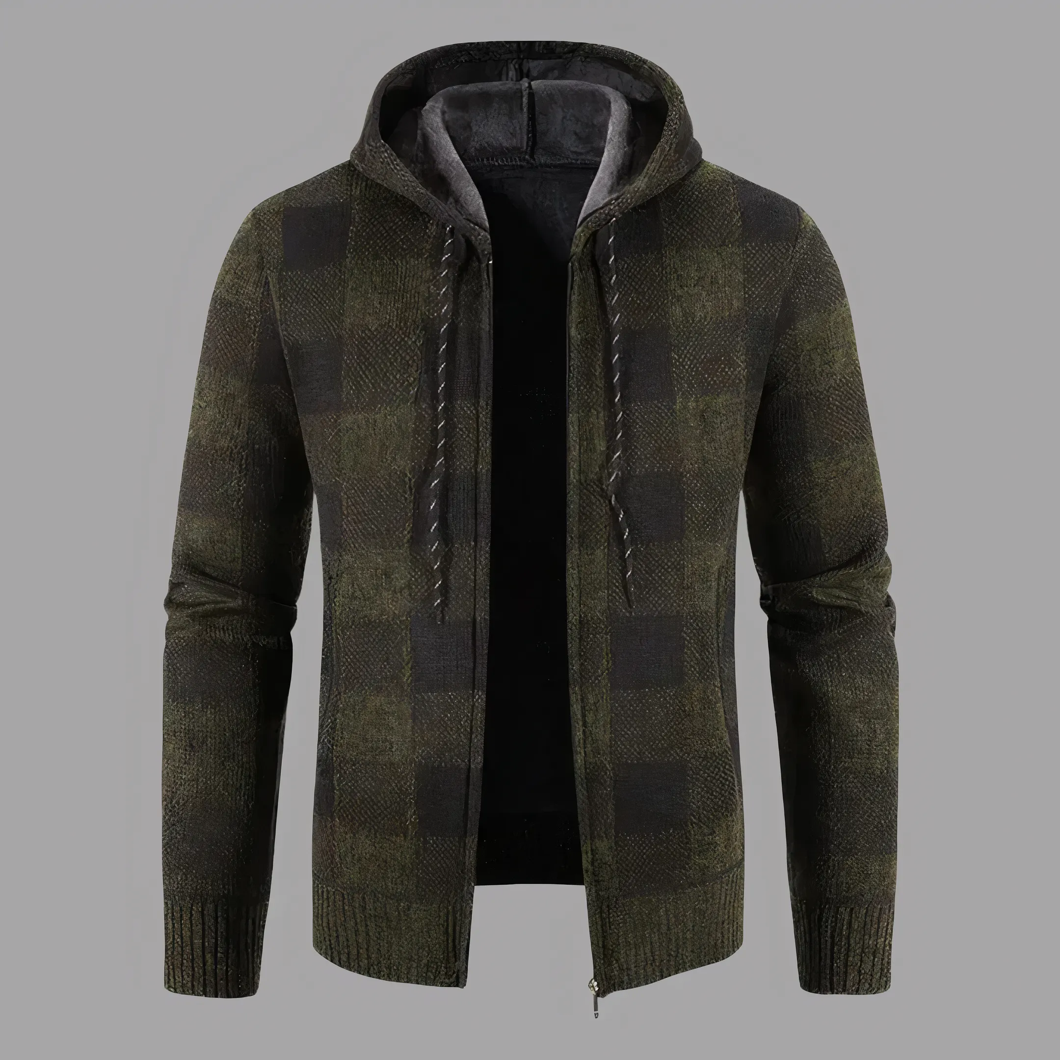 Heidi-Mode - Lässige Herbstjacke mit Kapuze und Kordelzug für Herren