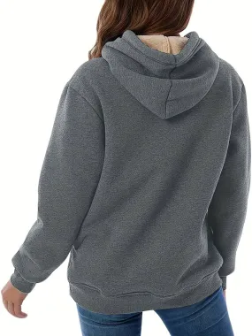 Heidi-Mode - Weiche Fleecejacke mit Kapuze