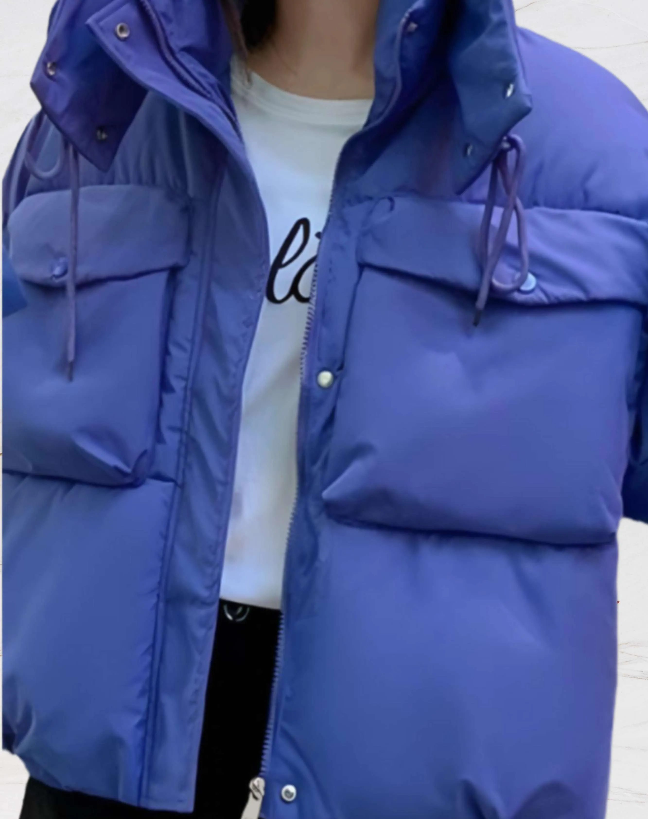 Heidi-Mode - Winddichte, warm wattierte Jacke mit Kapuze