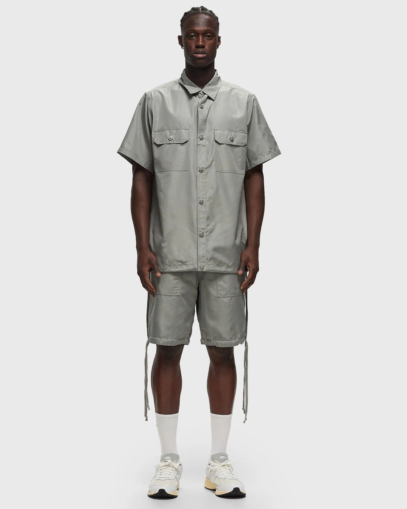 Hemd TAION MILITARY HALF SLEEVE SHIRTS TAION-019SHNDML-1-D.SAGE-GREEN