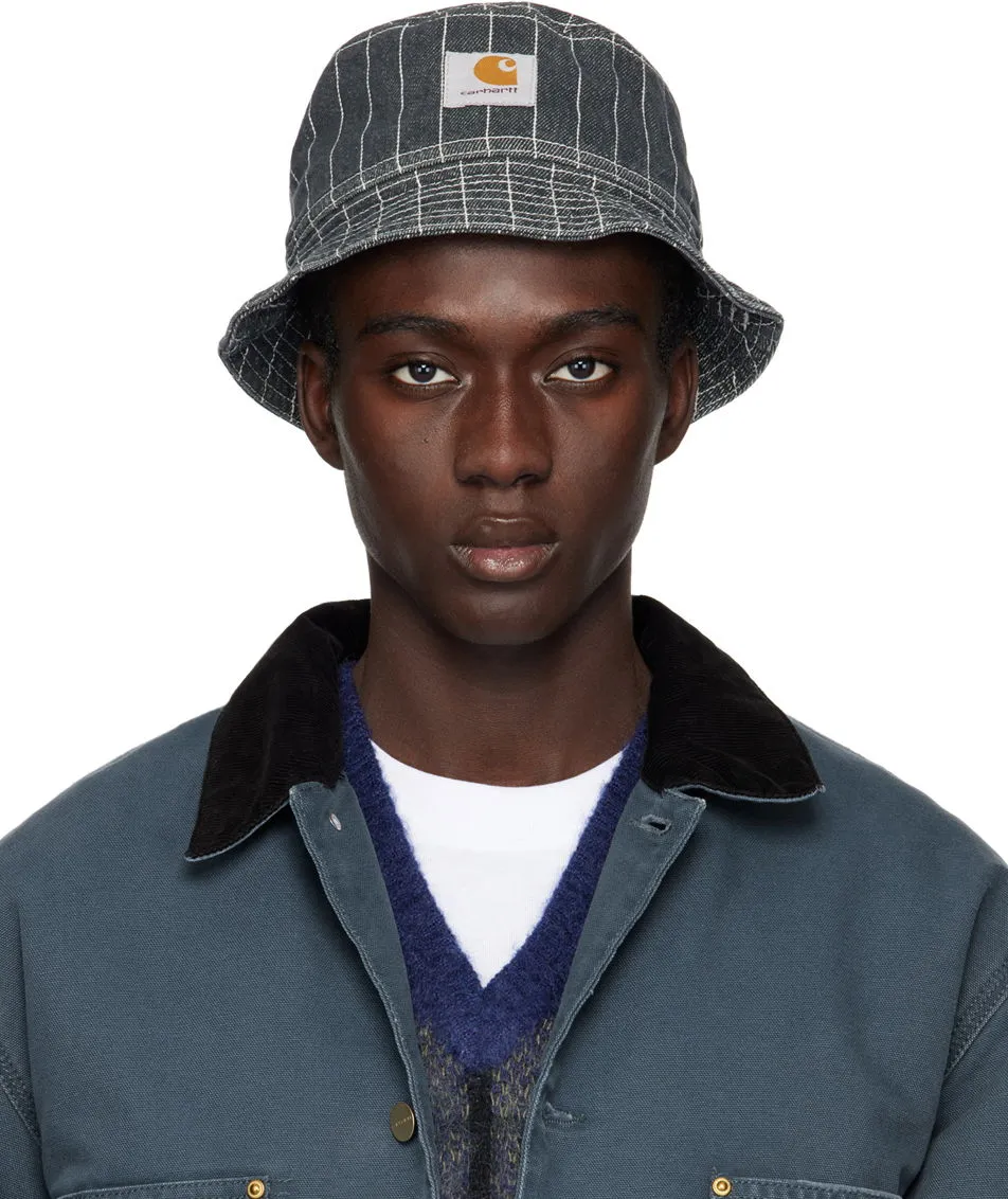 Hut Carhartt WIP Striped Denim Bucket Hat I033010