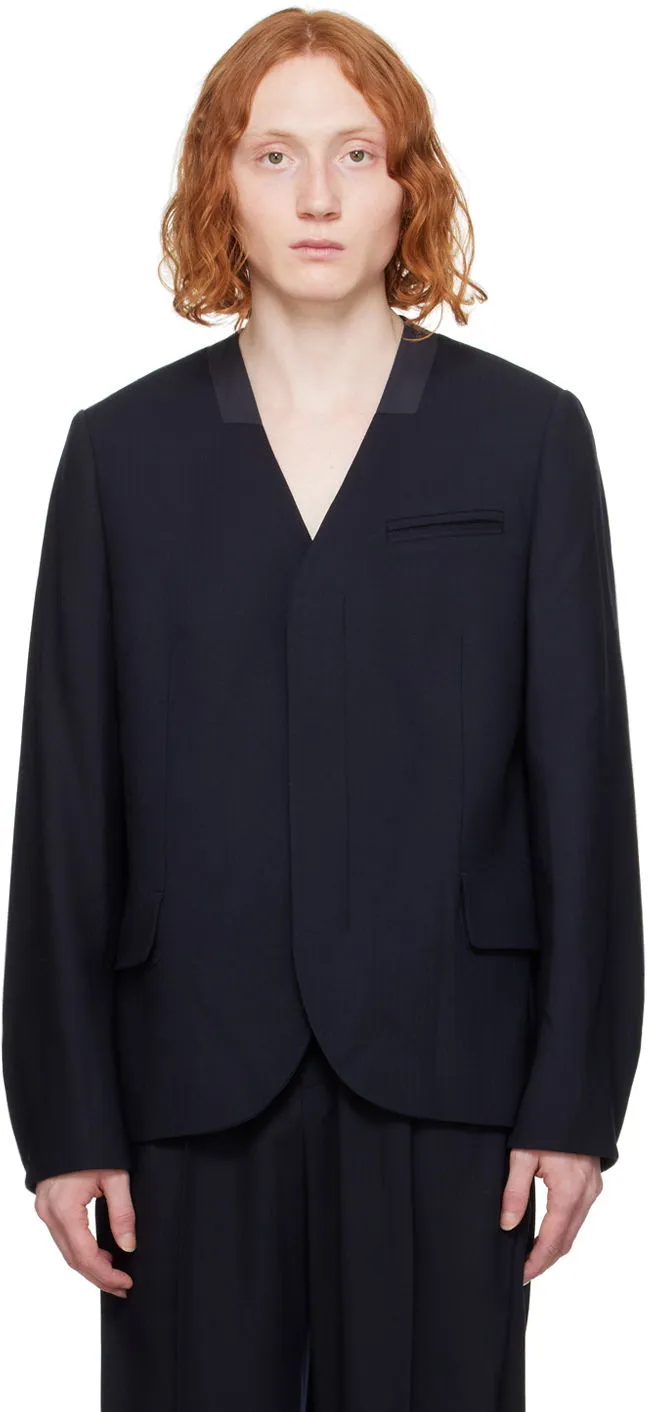 Jacke ADER ERROR Lawren V-Neck Blazer BN01SSBZ0206NV