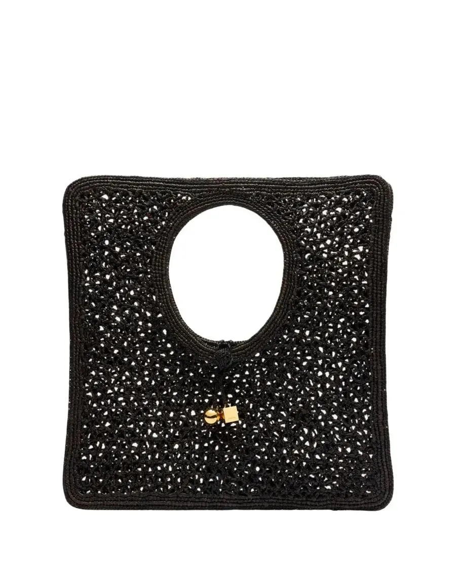   Jacquemus  Le Carre Spiaggia Handbag Black  Crossbody Bag 
