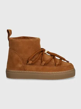 Leder-Winterboots "Classic Low" in Braun