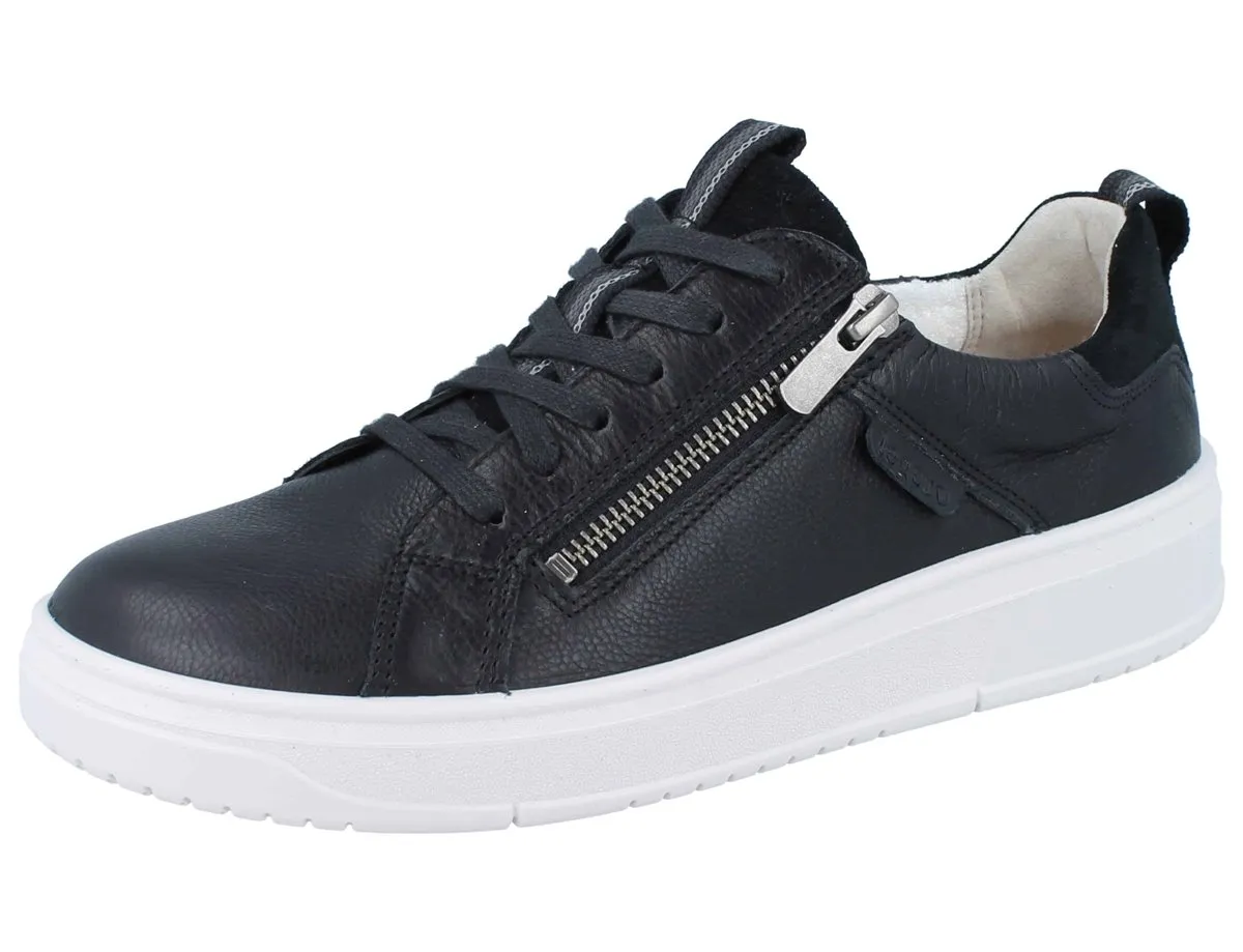 LEGERO Damen Sneaker schwarz Nappa Veloursleder