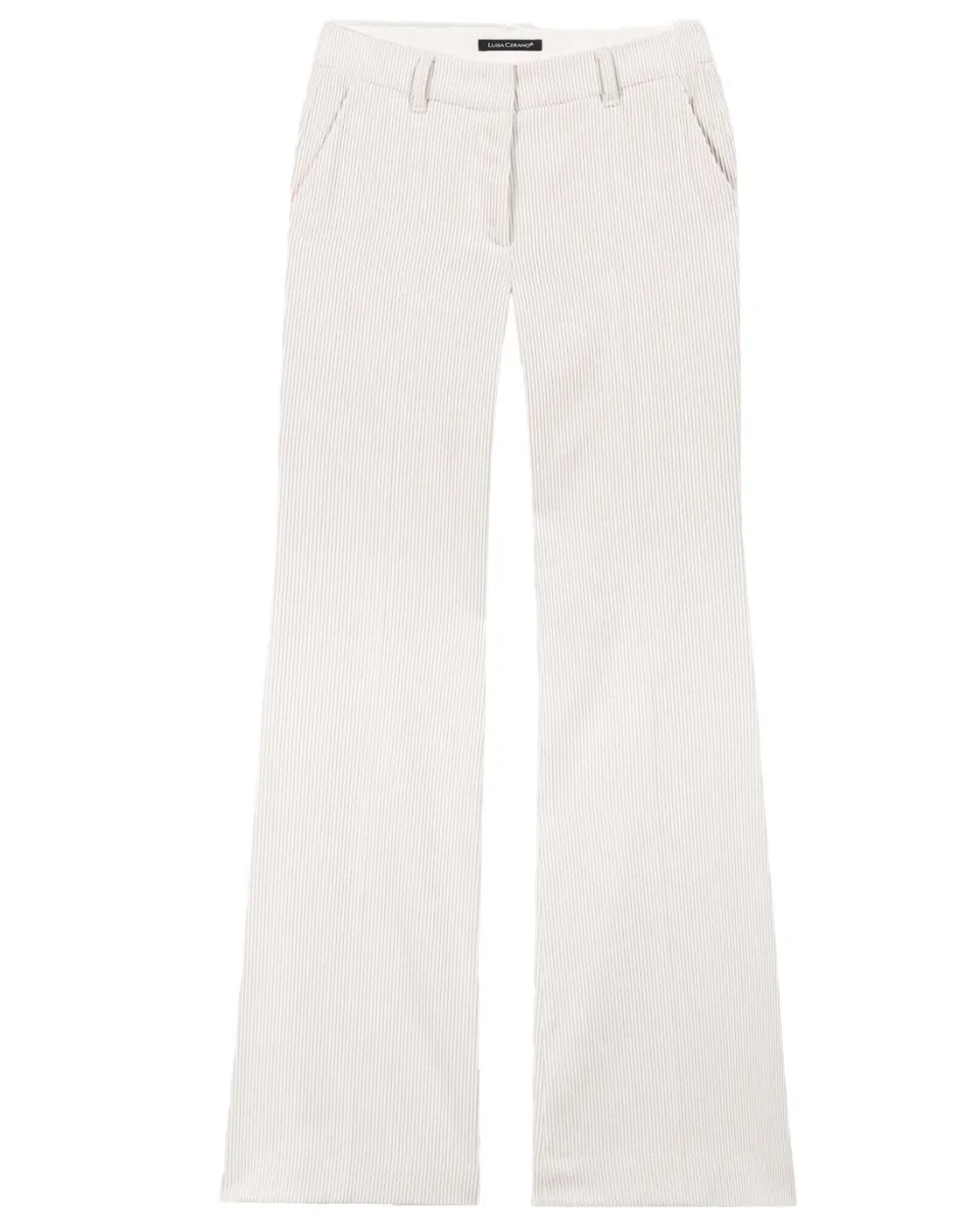 LUISA CERANO - Damen Hose - Eggshell
