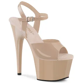 Plateau High Heels ADORE-709 nude Lack