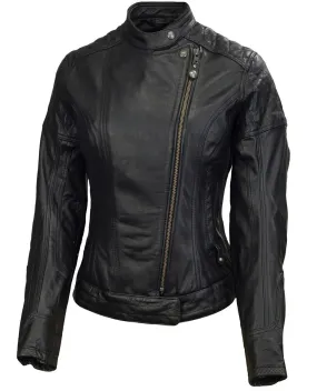Roland Sands Riot Damen Lederjacke schwarz