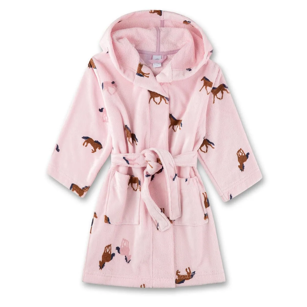 Sanetta Mädchen Bademantel - Kids, Bademode, Baumwolle, Kapuze, Tasche, Motiv