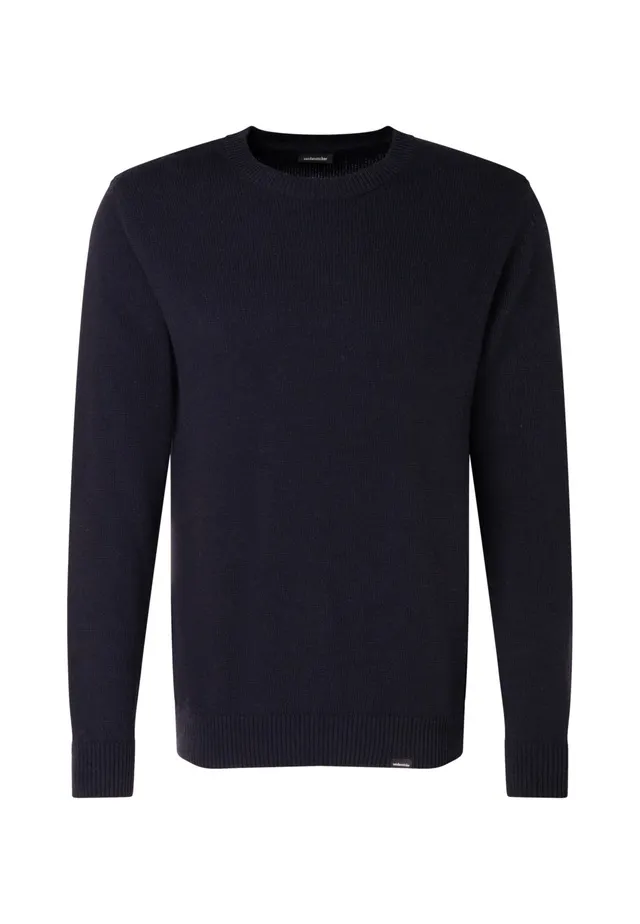 seidensticker Strickpullover »Regular«, Langarm Rundhals Uni