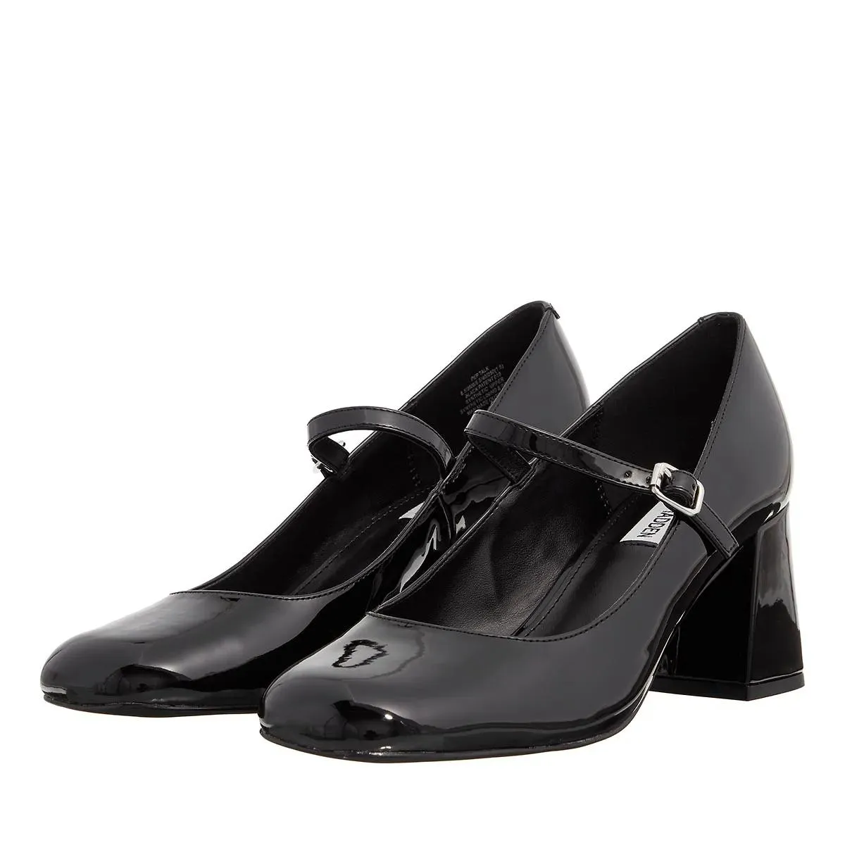   Steve Madden  Pep Talk Black Patent  Sandale 