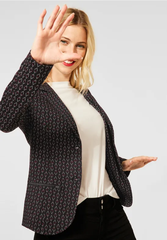 Street One Blazer mit Minimal Muster 