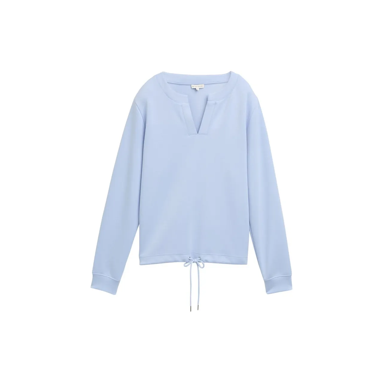 Sweatshirt scuba v-neck