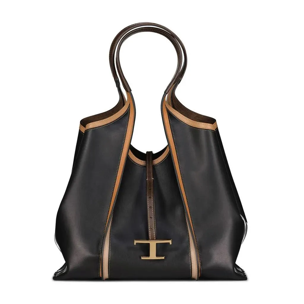   Tod's  Tricolor Timeless Shopper Schwarz  Crossbody Bag 