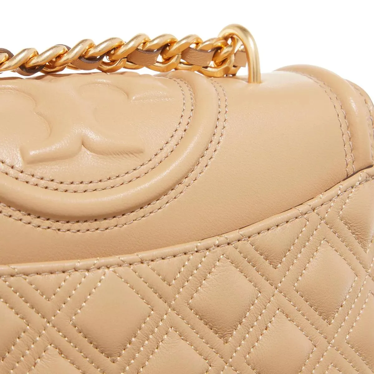   Tory Burch  Fleming Small  Convertible Shoulder Bag Desert Dune  Crossbody Bag 