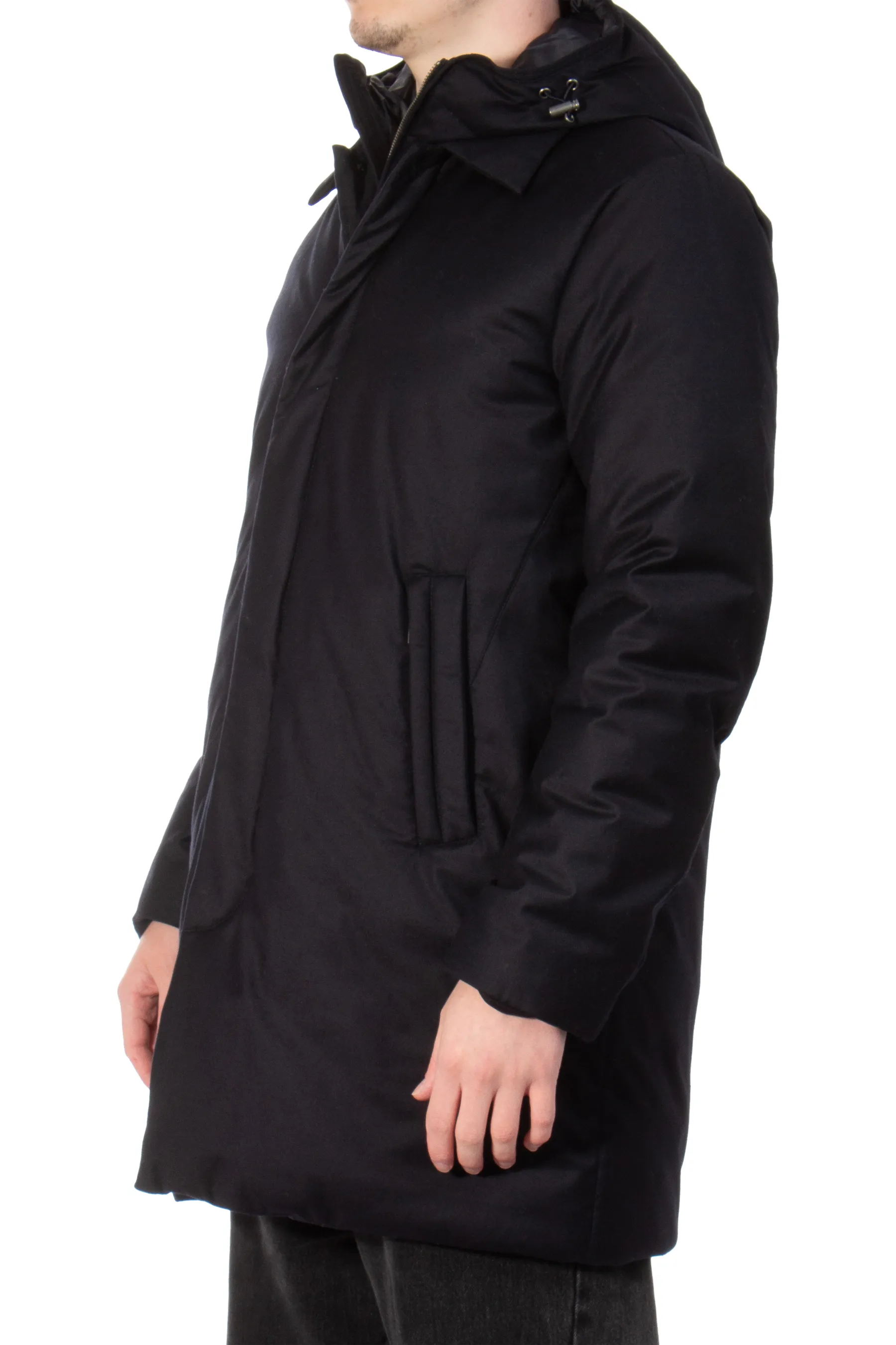 WOOLRICH Luxe Virgin Wool Silk 2-in-1 Parka  